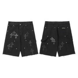 Picture of Chrome Hearts Jeans Short _SKUChromeHeartssz28-36oftx99028897